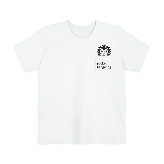 Cute Pocket Hedgehog T-Shirt with Graphic Design